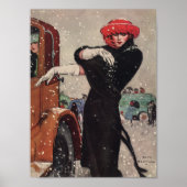 Schneefall Poster (Vorne)