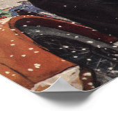 Schneefall Poster (Ecke)