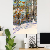 Schneefall Poster (Heimbüro)