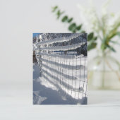 Schneefall ~ Postkarte (Stehend Vorderseite)