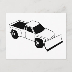 Schneefall Postkarte