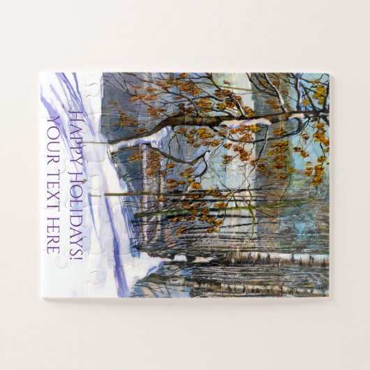 Schneefall Puzzle (Horizontal)