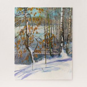 Schneefall Puzzle