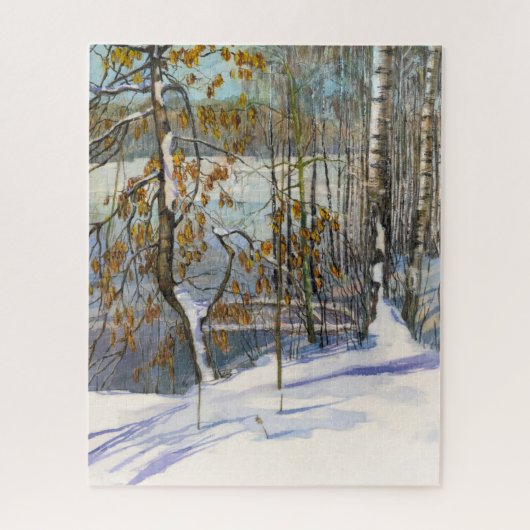 Schneefall Puzzle (Vertikal)