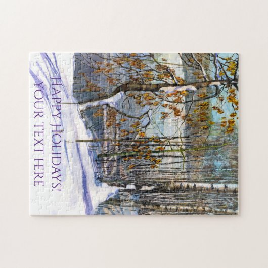 Schneefall Puzzle (Horizontal)