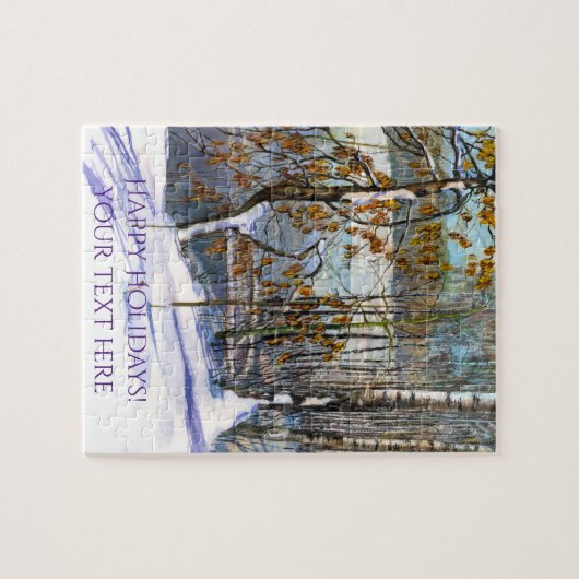 Schneefall Puzzle (Horizontal)