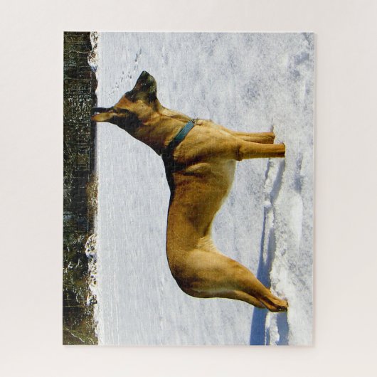 Schneefall Puzzle (Vertikal)