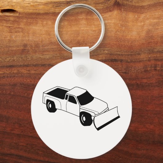 Schneefall Schlüsselanhänger (Vorderseite)