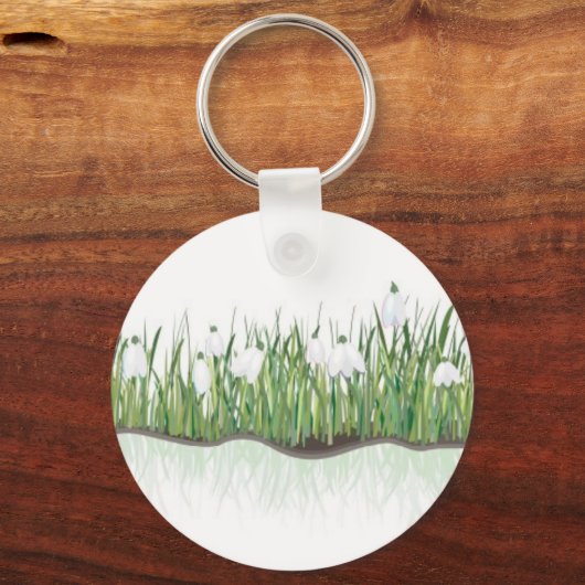 Schneefall Schlüsselanhänger (Vorderseite)