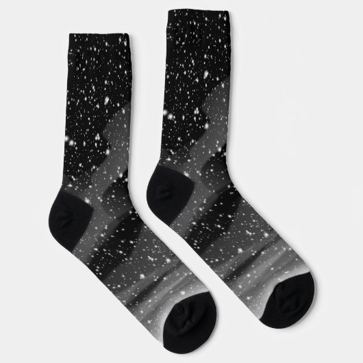 Schneefall Socken (Rechts)