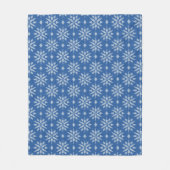 Schneefall Strick Fleecedecke (Vorderseite)