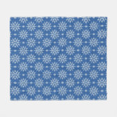 Schneefall Strick Fleecedecke (Vorderseite (Horizontal))