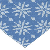 Schneefall Strick Kurzer Tischläufer (Ecke)