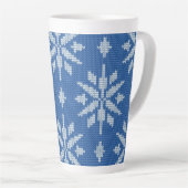 Schneefall Strick Milchtasse (Rechte Ecke)