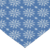 Schneefall Strick Tischdecke (Schrägansicht)