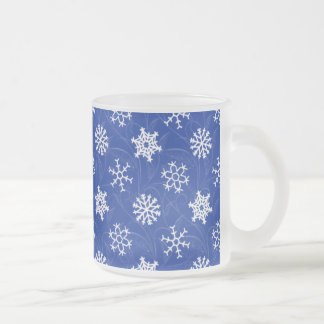 Schneefall-Strudel-Winter-Feiertags-Tasse Mattglastasse