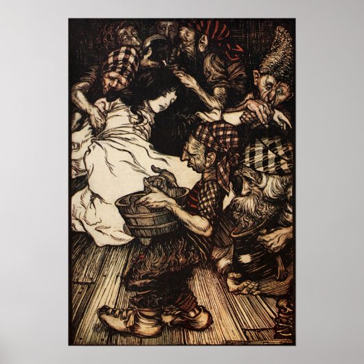 Schneefall und die Zwerge Poster (Vorne)