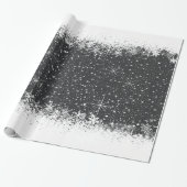 Schneefall und Schneebräder Weihnachts-ID728 Geschenkpapier (Ungerollt)