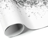 Schneefall und Schneebräder Weihnachts-ID728 Geschenkpapier (Rolleneckpunkt)