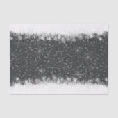 Schneefall und Schneebräder Weihnachts-ID728 Seidenpapier (Vorderseite)