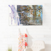 Schneefall Wasserfarbenmalerei Banner (Insitu)