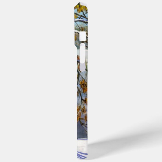 Schneefall Wasserfarbenmalerei Case-Mate iPhone Hülle (Rückseite / Links)