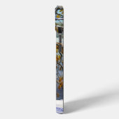 Schneefall Wasserfarbenmalerei Case-Mate iPhone Hülle (Rückseite / Links)