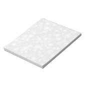 Schneefall White Notizblock (Rotiert)
