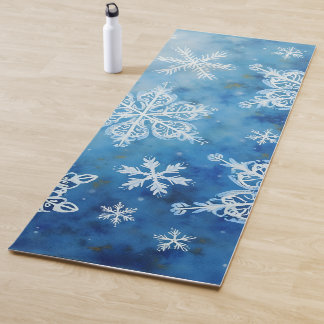 Schneefall Yoga Mat Yogamatte