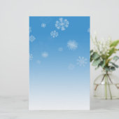 Schneefälle Briefpapier (Stehend Vorderseite)