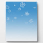 Schneefälle Fotoplatte (Vorderseite)