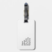 Schneefälle — gepäckanhänger (Rückseite vertikal)