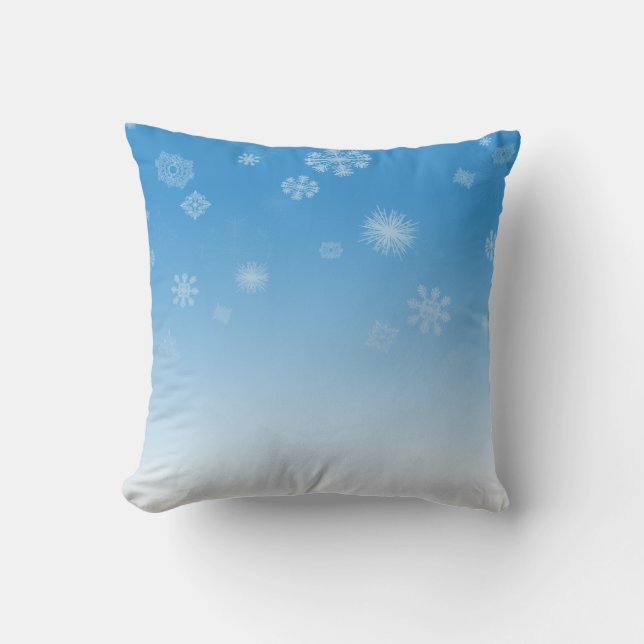 Schneefälle Kissen (Vorderseite)