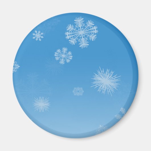 Schneefälle Magnet (Vorne)