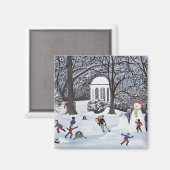 Schneefälle Magnet (Vorderseite/Rückseite)