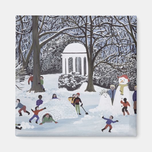 Schneefälle Magnet (Vorne)