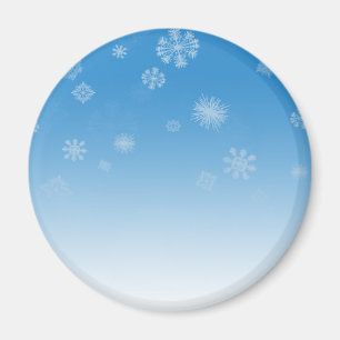 Schneefälle Magnet