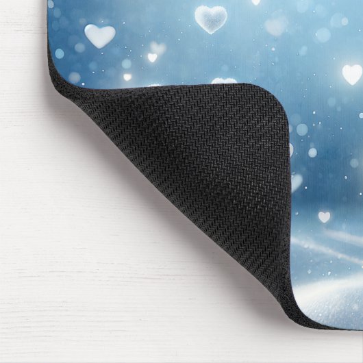 Schneefälle Mousepad (Ecke)