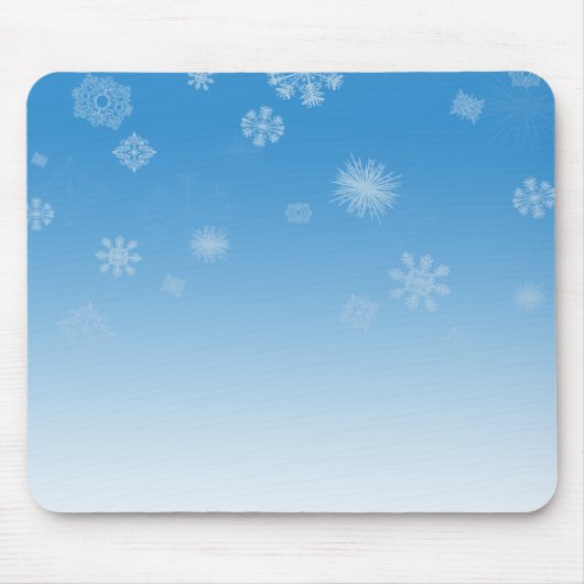 Schneefälle Mousepad (Vorne)