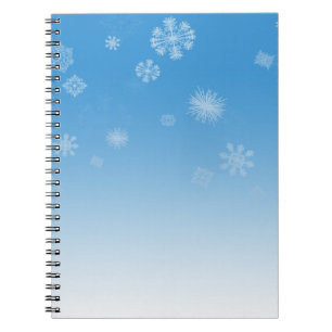 Schneefälle Notizblock