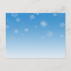 Schneefälle Postkarte