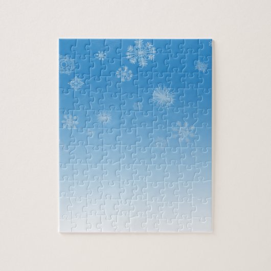 Schneefälle Puzzle (Vertikal)