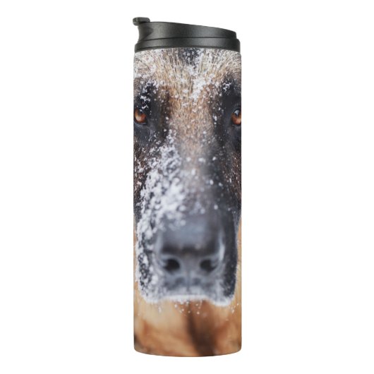 Schneefälle Thermosbecher (Nach rechts gedreht)