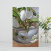 Schneefallglas Briefpapier (Stehend Vorderseite)