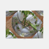 Schneefallglas Fleecedecke (Vorderseite (Horizontal))