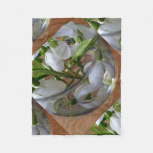 Schneefallglas Fleecedecke