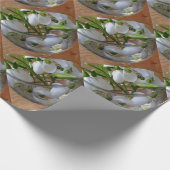 Schneefallglas Geschenkpapier (Ecke)