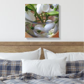 Schneefallglas Leinwanddruck (Insitu (Schlafzimmer))