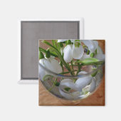 Schneefallglas Magnet (Vorderseite/Rückseite)