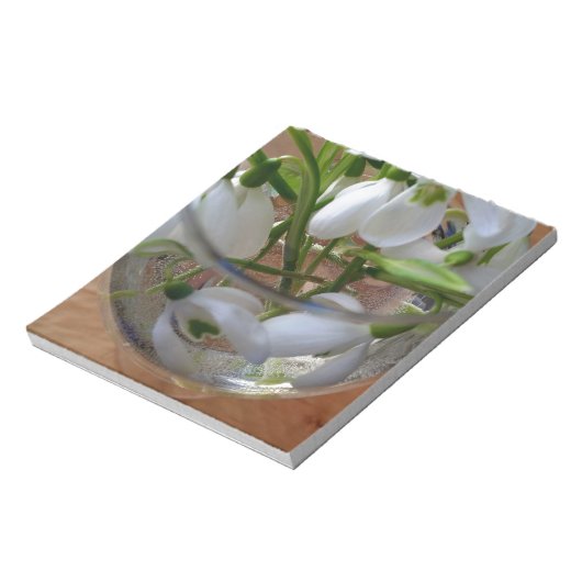 Schneefallglas Notizblock (Rotiert)